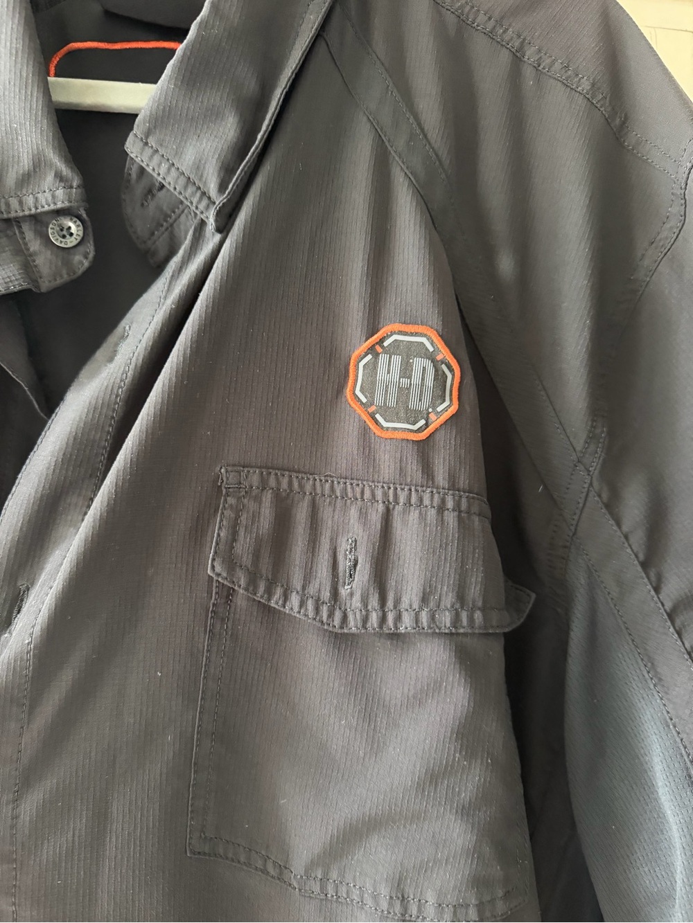 Harley-Davidson Short-Sleeve Shirt Jacket with logo - Picture 2 of 5